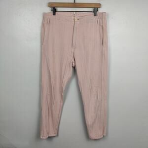 Prospective Flow Pants Mens 32 Light Pink‎ Chinos Relaxed Fit Japanese Designer